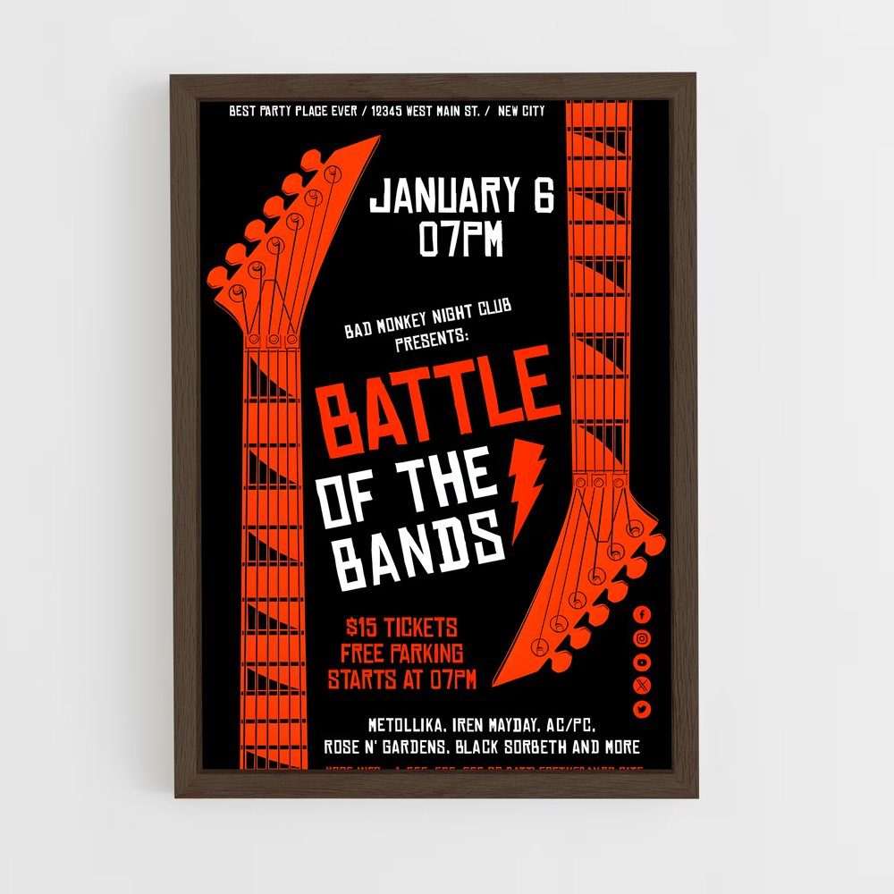 Poster Soundwave Battle – affiche Compétitions de gymnastique (vue 5)